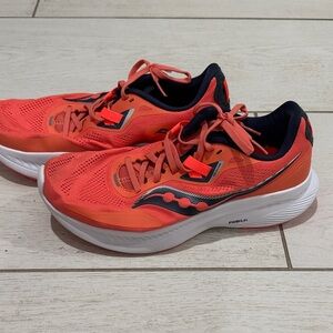 Saucony Athletic Shoes in Orange and Black